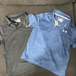 EUC UA Heat Gear Polo Shirts YXS